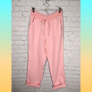 Guess Brand Light Pink Linen Pants🧜‍♀️